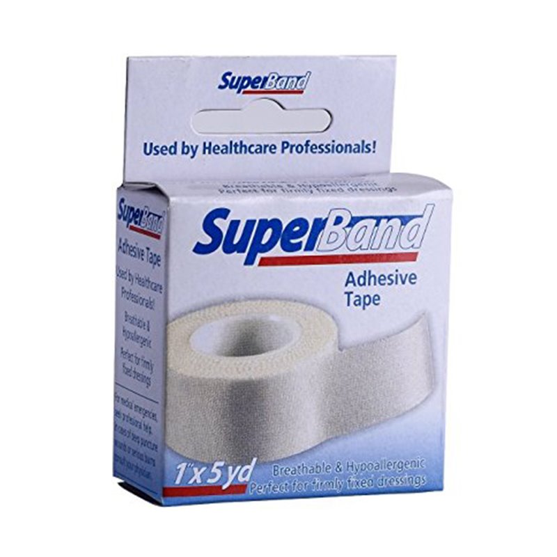 18438 - Superband Adhesive Tape, 1" x 5 Yards - BOX: 