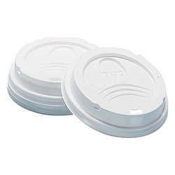 11129 - Hot Cup White Fold Back Plastic  Lids , 16HL - 1000ct - BOX: 
