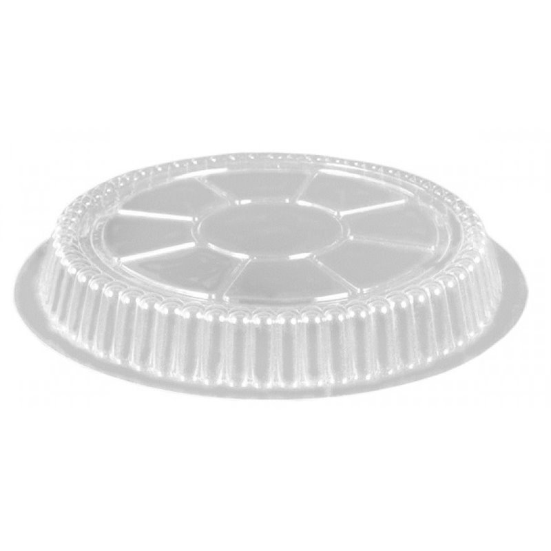 18521 - Round Plastic Dome Slim Lids 7" - 500 Pcs - BOX: 