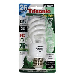 11192 - Trisonic Energy Saving Light Bulb 26W ( DW1526AA ) - BOX: 24 Units