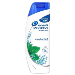 18476 - H&S Shampoo Menthol Refresh - 13.5 fl. oz. (400ml) - BOX: 6