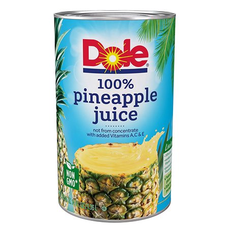 11430 - Dole Pineapple Juice - 46 fl. oz. (Case of 12) - BOX: 