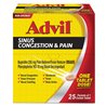 11836 - Advil Sinus Congestion & Pain - 25ct - BOX: 24 Boxes
