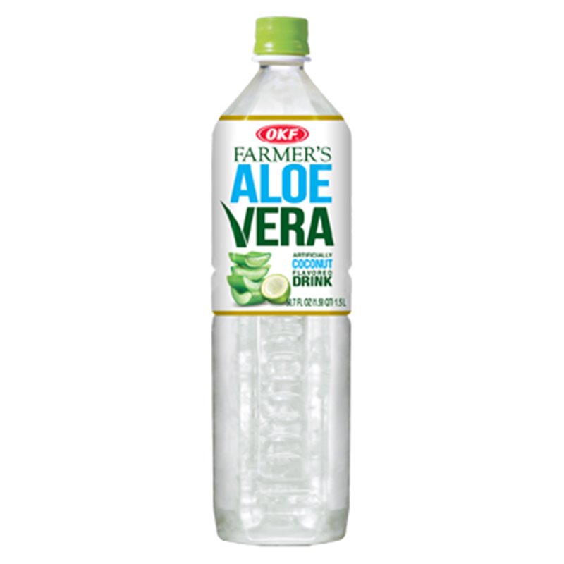11668 - OKF Aloe Vera Drink, Coconut - 1.5 Lt (Case of 12) - BOX: 