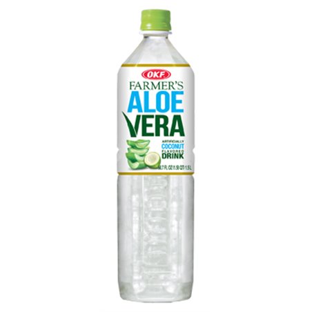 11668 - OKF Aloe Vera Drink, Coconut - 1.5 Lt (Case of 12) - BOX: 