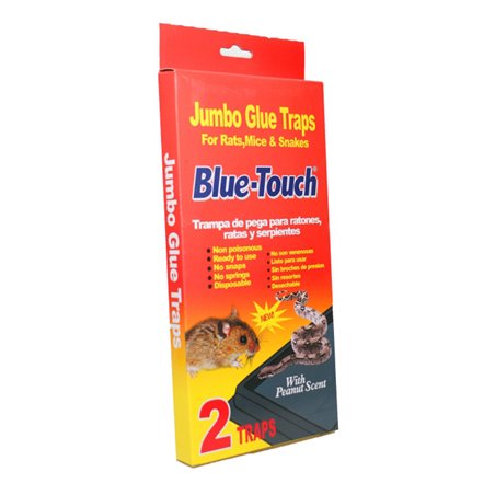 11643 - Blue-Touch Jumbo Glue Traps - 2 Pack (Box) - BOX: 