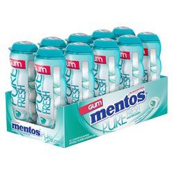 18721 - Mentos Gum Pure Fresh, Wintergreen - 10/15pcs - BOX: 12 Pkg