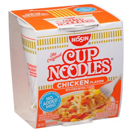11444 - Nissin Cup Noodles Chicken Flavor - 12 Pack - BOX: 