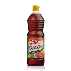 18715 - La Favorita Achiote Vegetable Oil - 16.9 fl. oz. - BOX: 30 Units