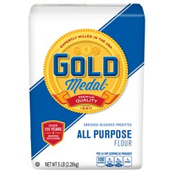 11684 - Gold Medal All Purpose Flour - 5 lb. (Pack of 8) - BOX: 