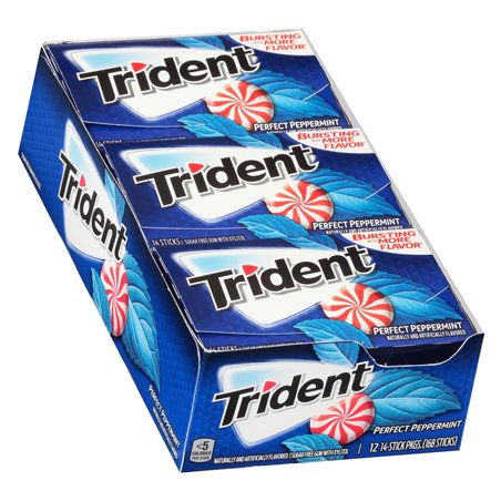 19052 - Trident Perfect Peppermint - 12/14ct - BOX: 12 Pkg
