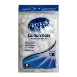 11844 - Cotton Balls Jumbo - 100 Count - BOX: 48 units