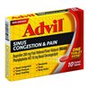 18826 - Advil Sinus Congestion 200mg - 10 Tabs - BOX: 