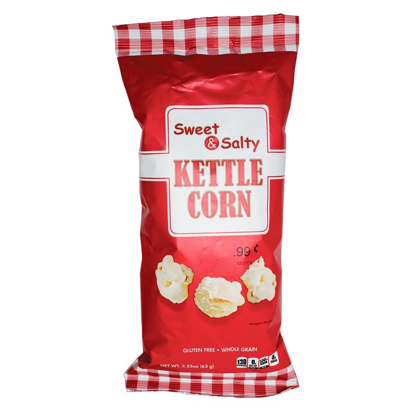 18827 - Sweet & Salty Kettle Corn, 2.25 oz. - BOX: 24 Units