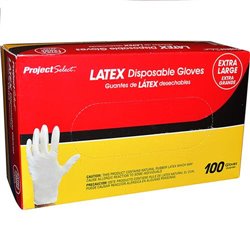 11881 - Latex Gloves Powder Free, X-Large - 100 Pieces - BOX: 10 Pkg