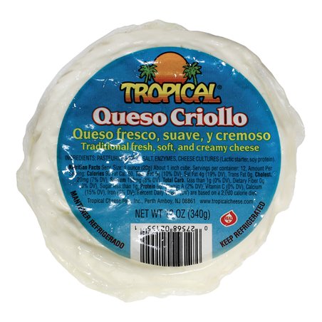 18902 - Tropical Queso Criollo - 12 oz. - BOX: 6 Units