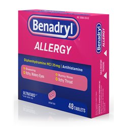 19173 - Benadryl Allergy 25mg - 48ct - BOX: 