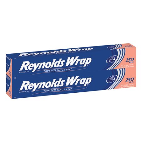 16323 - Reynolds Aluminum Foil, 250 Sq. Ft. - 2 Pack - BOX: 12