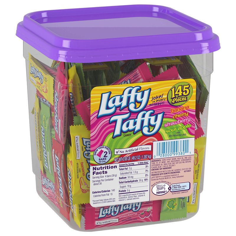 12144 - Laffy Taffy Assorted - 145 Pcs - BOX: 8 Units