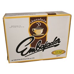19109 - Embajador Chocolate - 26g (60 Bars) - BOX: 12/60pk