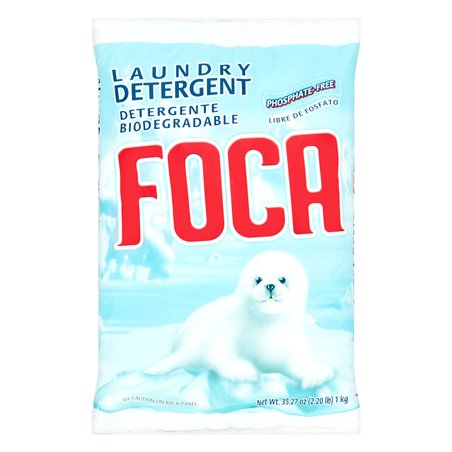 12137 - Foca Laundry Detergent Powder - 18 Bags / 1 Kg. - BOX: 18 Bags