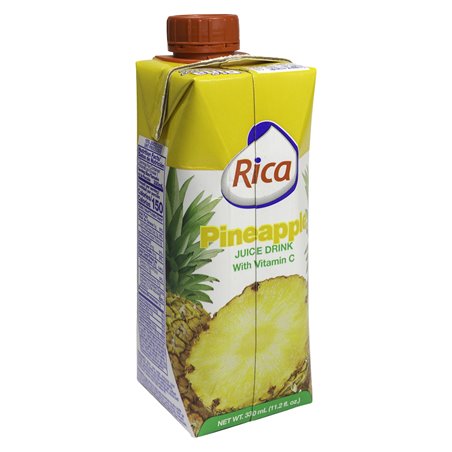 19330 - Rica Juice Pineapple - 330ml (Pack of 18) - BOX: 18 Units