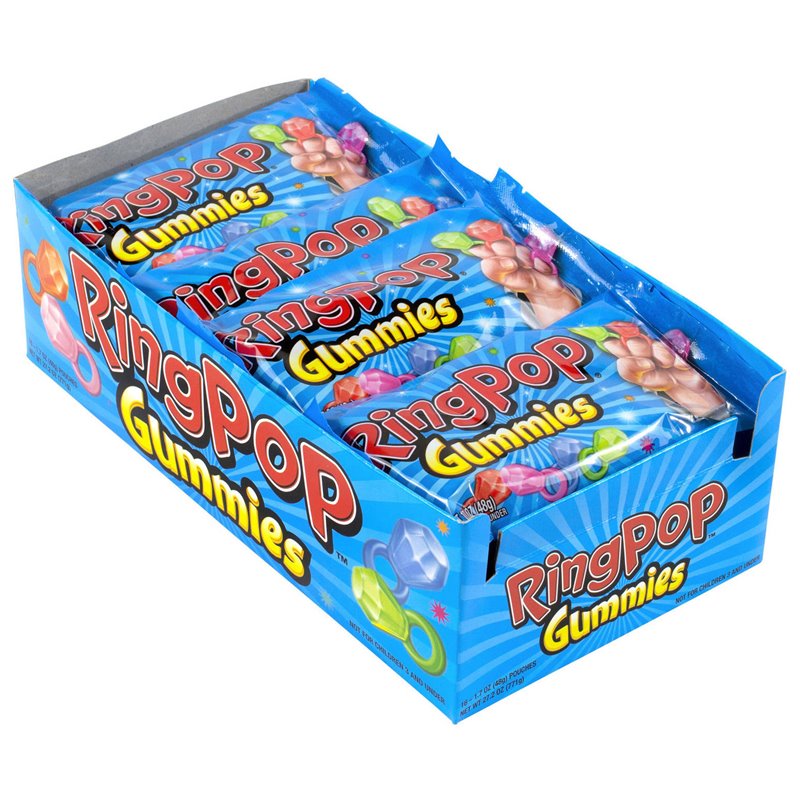 12275 - Ring Pop Gummies - 16ct - BOX: 12 Pkg