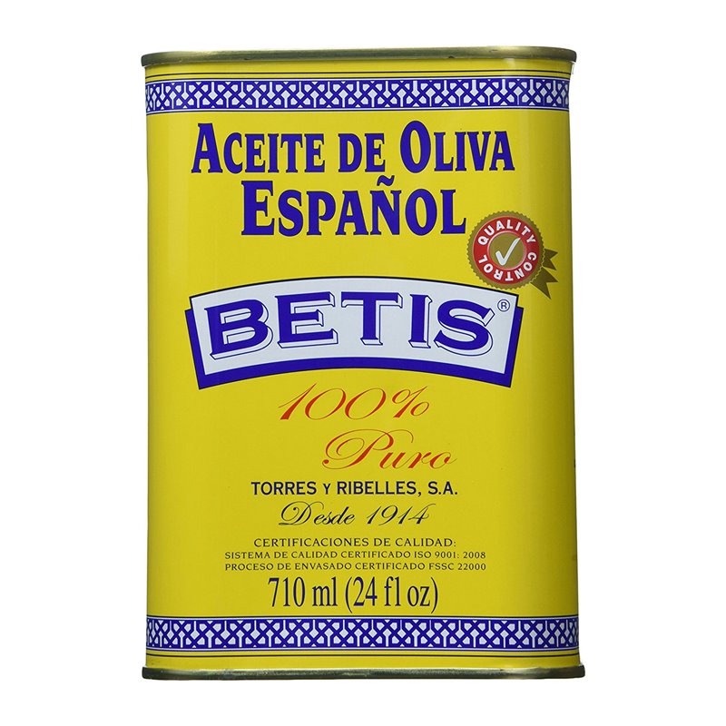 19152 - Betis Spanish Olive Oil 100% Pure - 24 fl. oz. - BOX: 12 Units