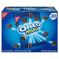 12307 - Oreo Cookies Mini - 30 Packs - BOX: 