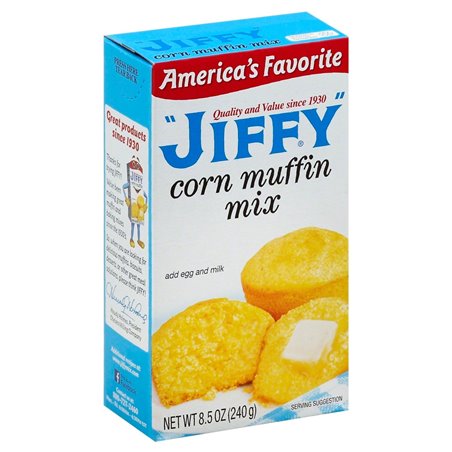19154 - Jiffy Corn Muffin Mix 24/8.5oz - BOX: 24