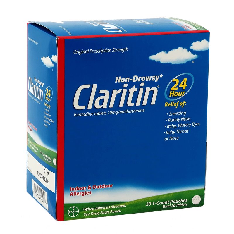 8769 - Claritin 24 Hrs Allergy Relief - 20ct - BOX: 