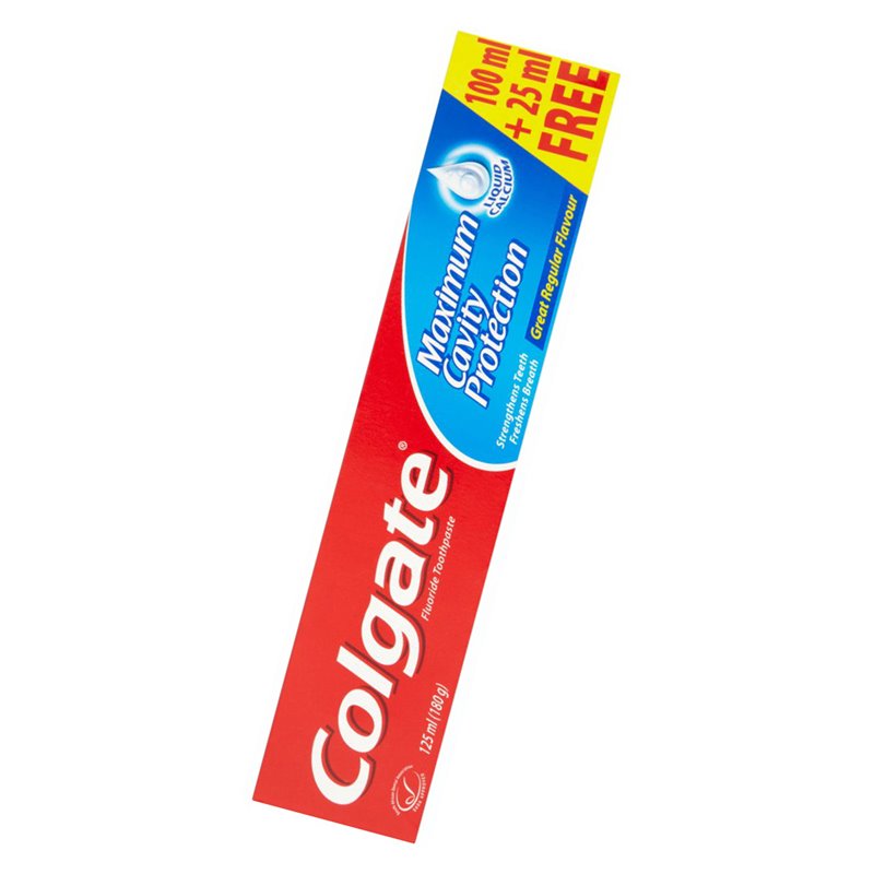 19297 - Colgate Toothpaste, Cavity Protection - 6.5 oz. (170g) - BOX: 72 Units