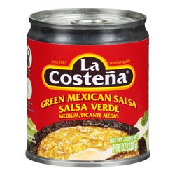 19420 - La Costeña Green Mexican Salsa - 7.8 oz. (24 Pack) - BOX: 24 Units