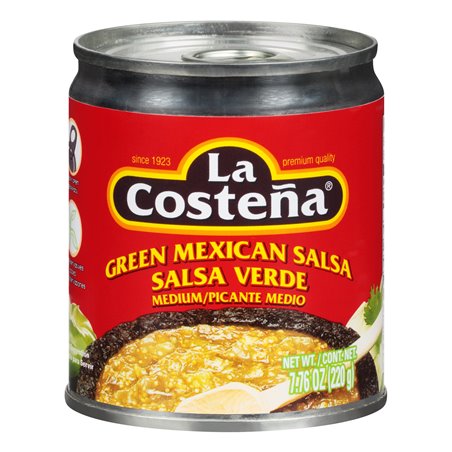 19420 - La Costeña Green Mexican Salsa - 7.8 oz. (24 Pack) - BOX: 24 Units
