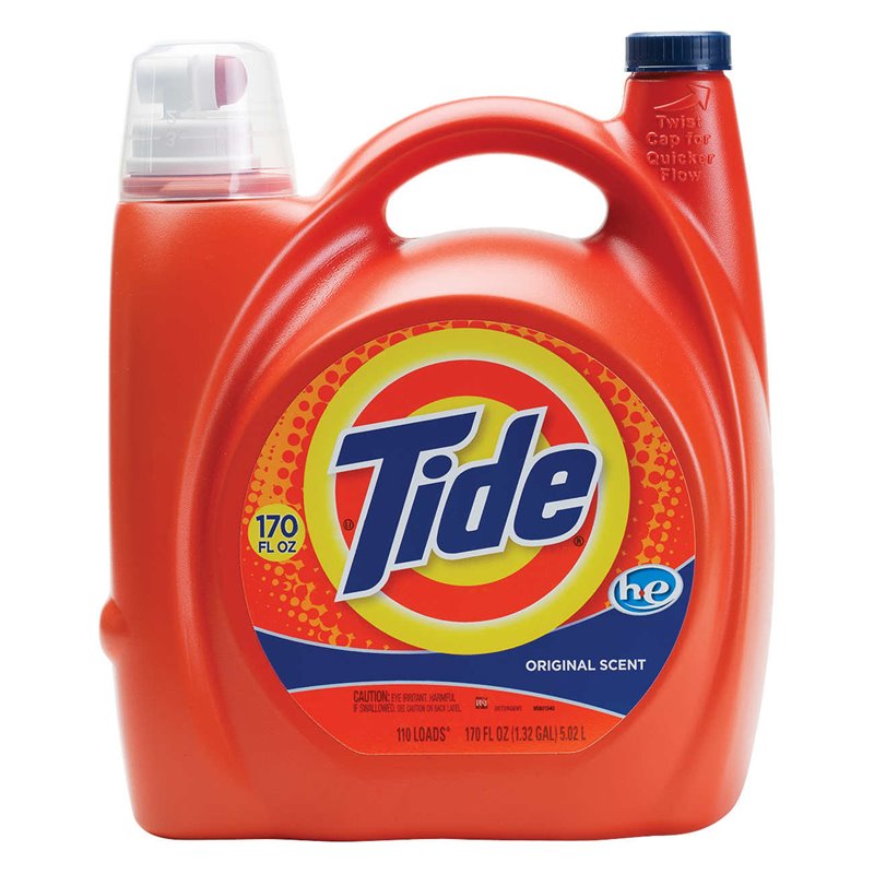 17263 - Tide Liquid Detergent, Original - 170-165 fl. oz. (Case of 4) - BOX: 4 Units