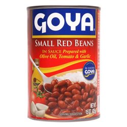 19521 - Goya Small Red Beans Guisadas - 15 oz. (Pack of 24) - BOX: 24 Units
