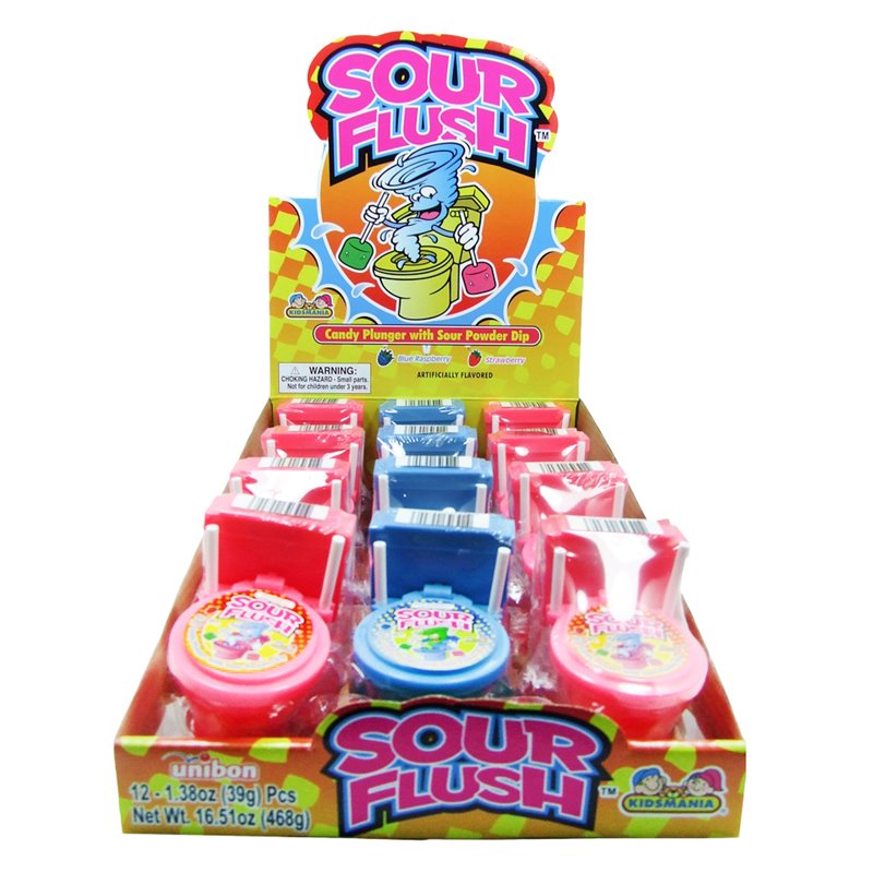 12665 - Kidsmania Sour Flush - 12 Count - BOX: 12 Pkg
