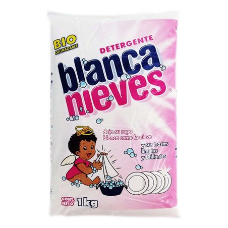 12782 - Blanca Nieves Laundry Detergent - 18 Bags/1Kg - BOX: 18 Bags