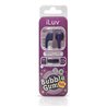 19370 - iLuv Bubble Gum Talk Earphones W/ Mic, Purple - BOX: 
