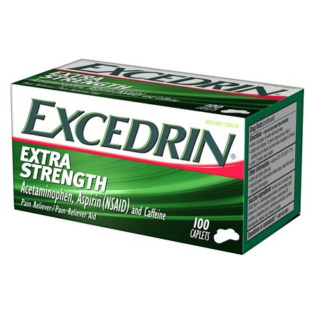 12076 - Excedrin Extra Strength - 100 Caps - BOX: 