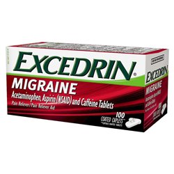 12077 - Excedrin Migraine - 100 Caps - BOX: 