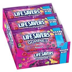13430 - LifeSavers Gummies Wild Berry Share Size - 15ct - BOX: 6 Pkg