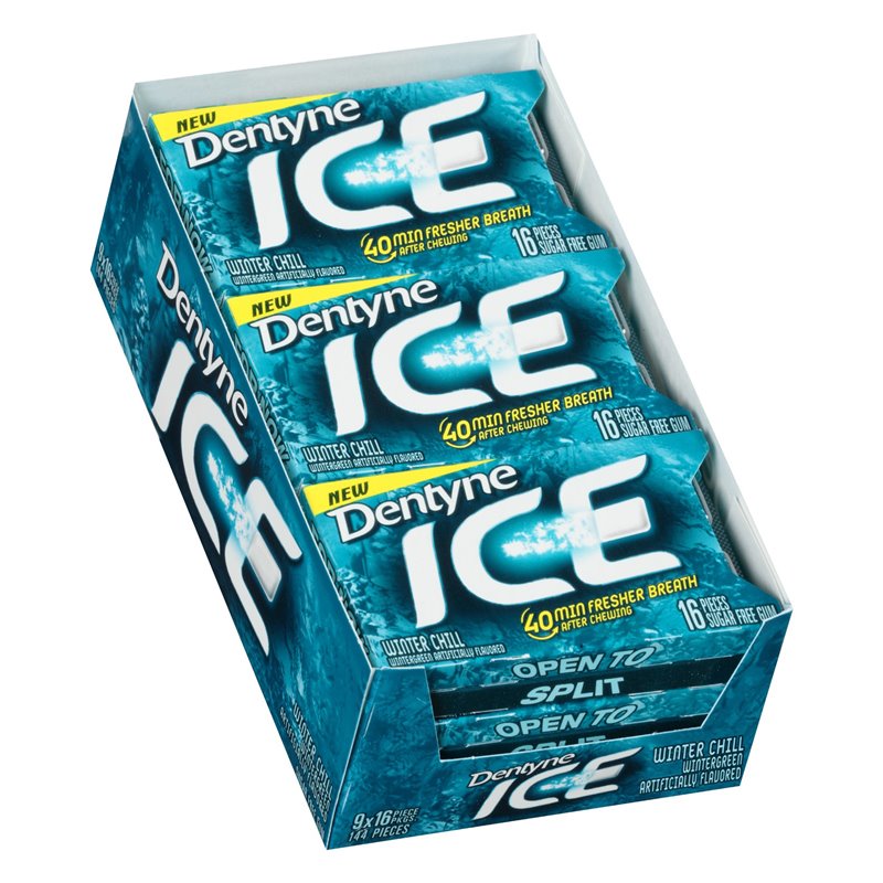 13476 - Dentyne Ice Winter Chill - 9/16 Pcs - BOX: 18 Pkg
