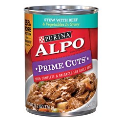 19639 - Purina Alpo Prime Cuts, Stew With Beef - 13.2 oz. (12 Cans) - BOX: 