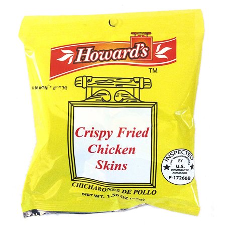 19484 - Howard's Crispy Fried Chicken Skins - 1.5 oz. - BOX: 24 Units