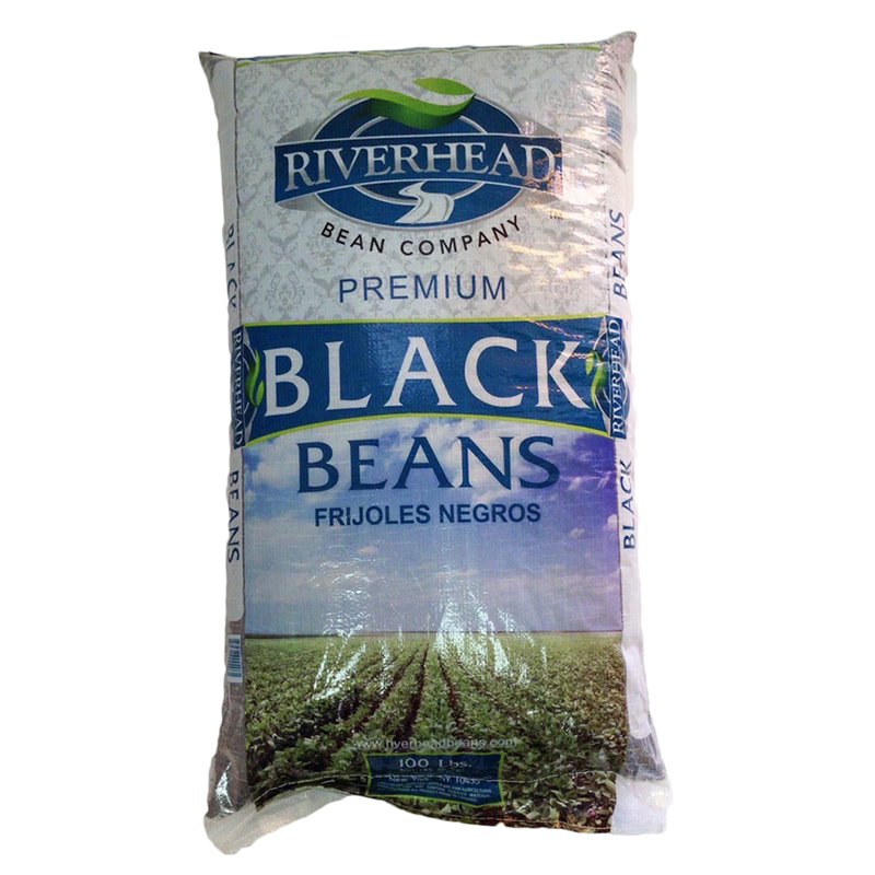 13187 - Riverhead Black Beans - 50 Lb. - BOX: 1 Unit