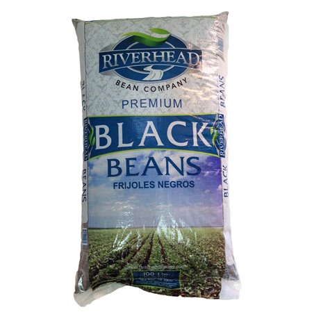 13187 - Riverhead Black Beans - 50 Lb. - BOX: 1 Unit