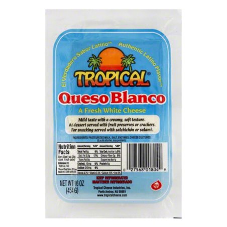 13328 - Tropical Queso Blanco - 16 oz. - BOX: 12 Units