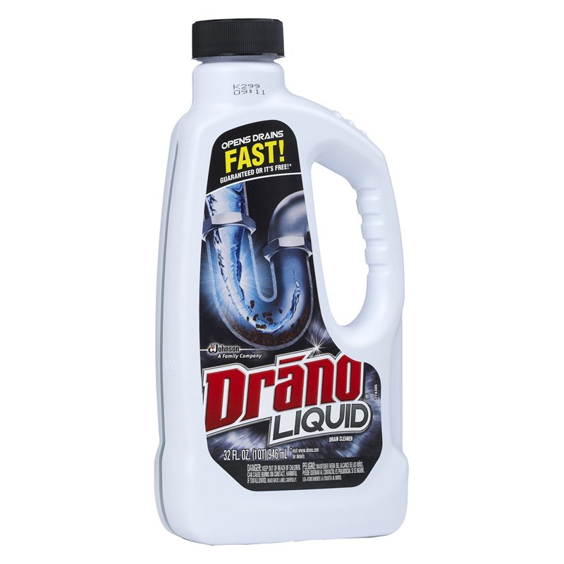 19561 - Drano Liquid Drain Cleaner - 32 fl. oz. - BOX: 12 Units