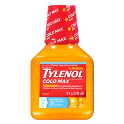 19833 - Tylenol Adults Cold Max, Citrus Burst - 8 fl. oz. - BOX: 
